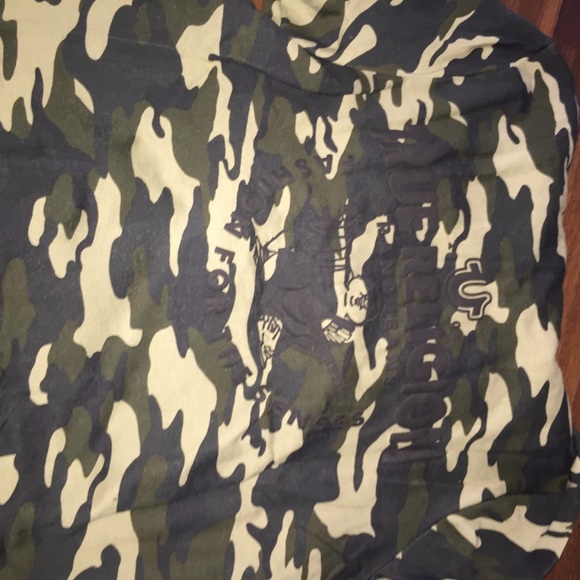 True Religion Full Zip Hoodie Camouflage Sweatshirt NWT - Picture 6 of 6